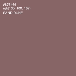 #876466 - Sand Dune Color Image